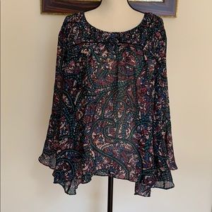 Jessica Simpson Bell Sleeve Blouse 2X
